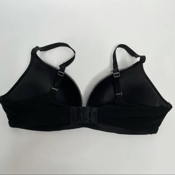 Calvin Klein Naked Glamour Wirefree Shaping Contour Bra 36C Black F3319 Padded - Picture 4 of 7